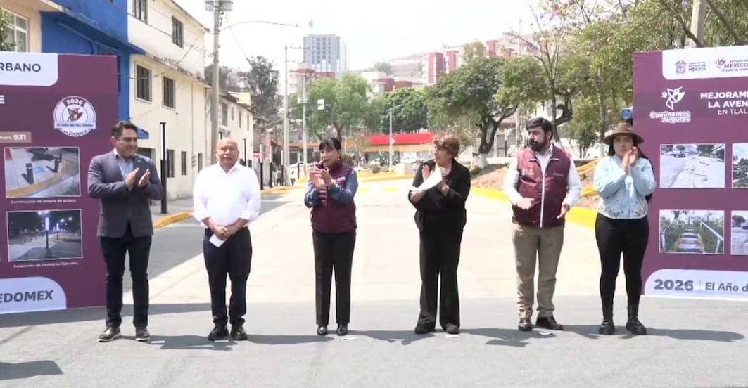 Delfina Gómez entrega "Sendero Seguro" en Tlalnepantla con perspectiva de género