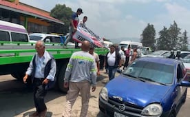 Bloquean la México-Cuautla: Exigen destitución de delegado de Movilidad
