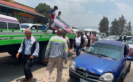 Bloquean la México-Cuautla: Exigen destitución de delegado de Movilidad