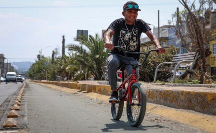 Todos caben en las ciclovías de Nezahualcóyotl