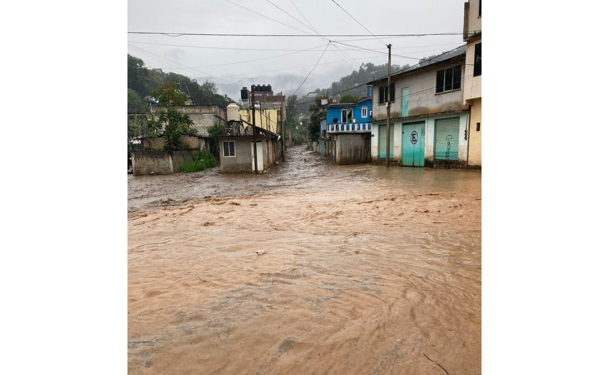 Lluvias dejan nuevas afectaciones en Tejupilco