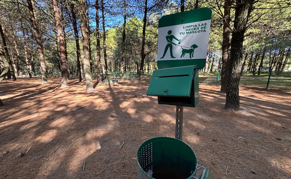 El espacio de encuentro para los caninos y vecinos de la  de la zona, requiere una rehabilitación. Foto: Miguel García / El Universal Edomex