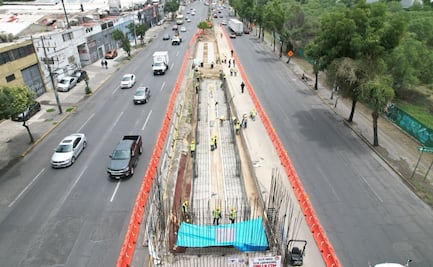 Avanzan trabajos en cuatro estaciones del Mexibús línea V; están ubicadas en la vía Gustavo Baz