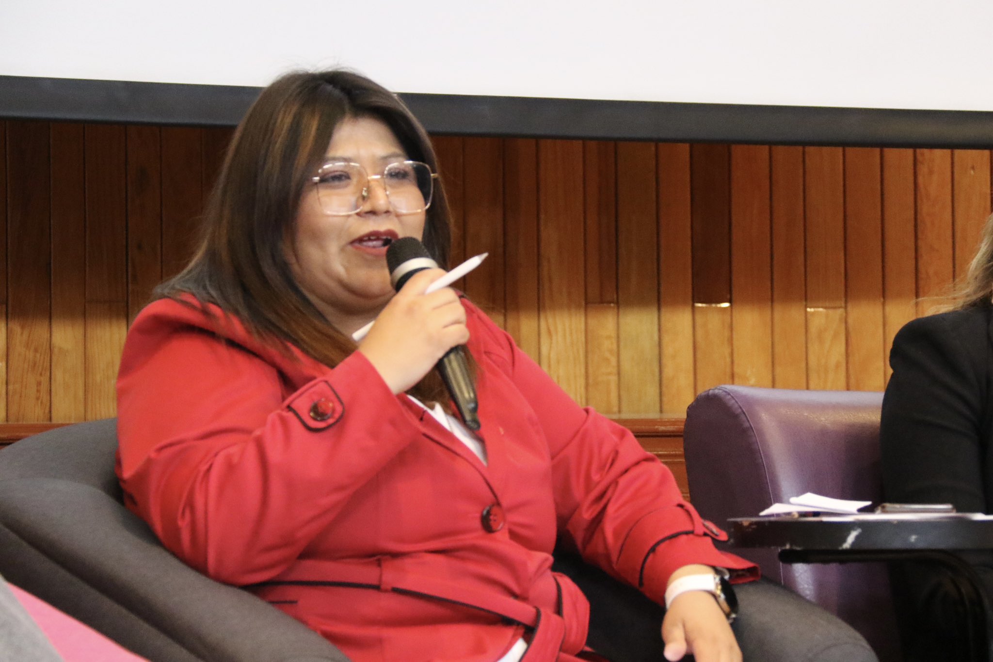 July Erika Armenta Paulino acentuó que estos espacios de reflexión brindan al Instituto la oportunidad de escuchar diversas perspectivas. Foto Especial