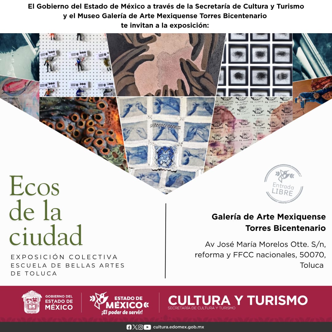 La exhibición será inaugurada este viernes 4 de julio a las 16:00 horas en la Galería de Arte Mexiquense Torres Bicentenario / Foto Especial