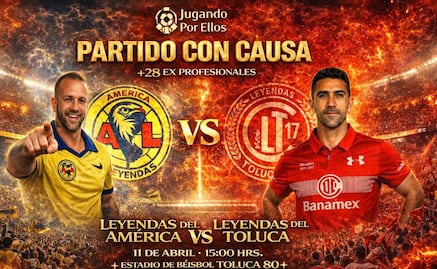¡Duelo de Leyendas en Toluca! Diablos y Águilas reviven la pasión de los 80 y 90 este 11 de abril