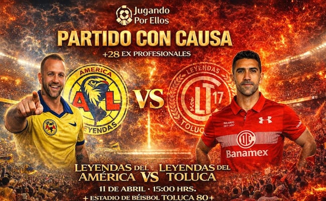 ¡Duelo de Leyendas en Toluca! Diablos y Águilas reviven la pasión de los 80 y 90 este 11 de abril