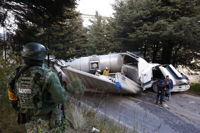 Accidente múltiple paraliza carretera Tenango-La Marquesa