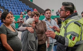 Delfina Gómez supervisa albergue y trabajos tras fuga de gas natural en Nezahualcóyotl