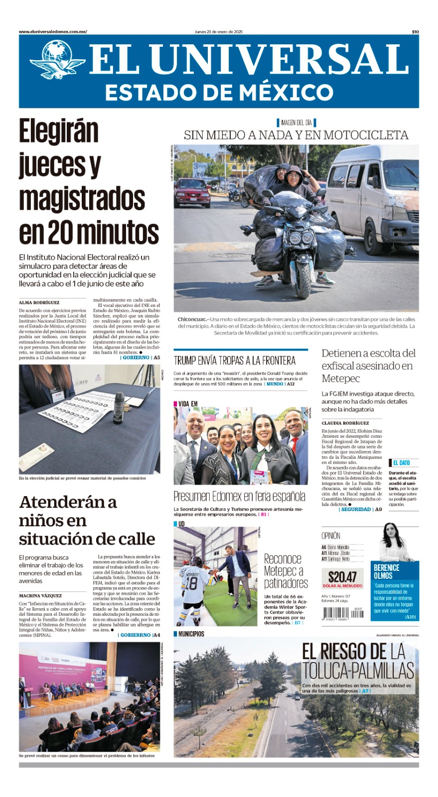 Portada 23 de enero 2025