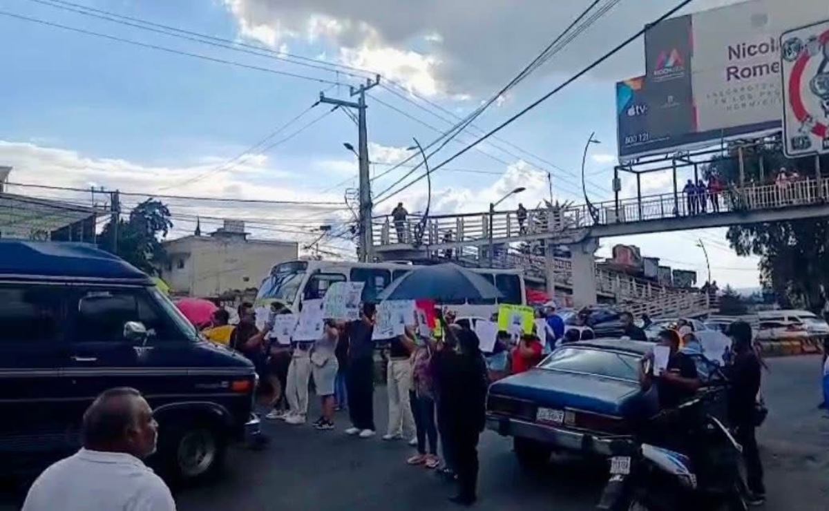 Bloqueo en Nicolás Romero: Exigen aparición de chofer secuestrado desde el 22 de julio