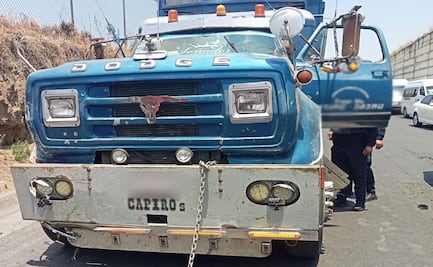 Edomex: Cuatro sujetos detenidos por presunto robo de camión de carga