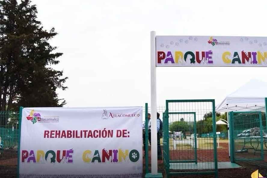 El parque cuenta con rampas para ejercicio y bebederos adaptados para mascotas. Foto Especial