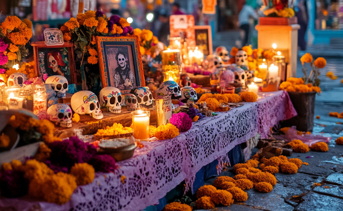 Las flores son muy importantes en la decoración para Día de Muertos en México. Foto: Pixabay.