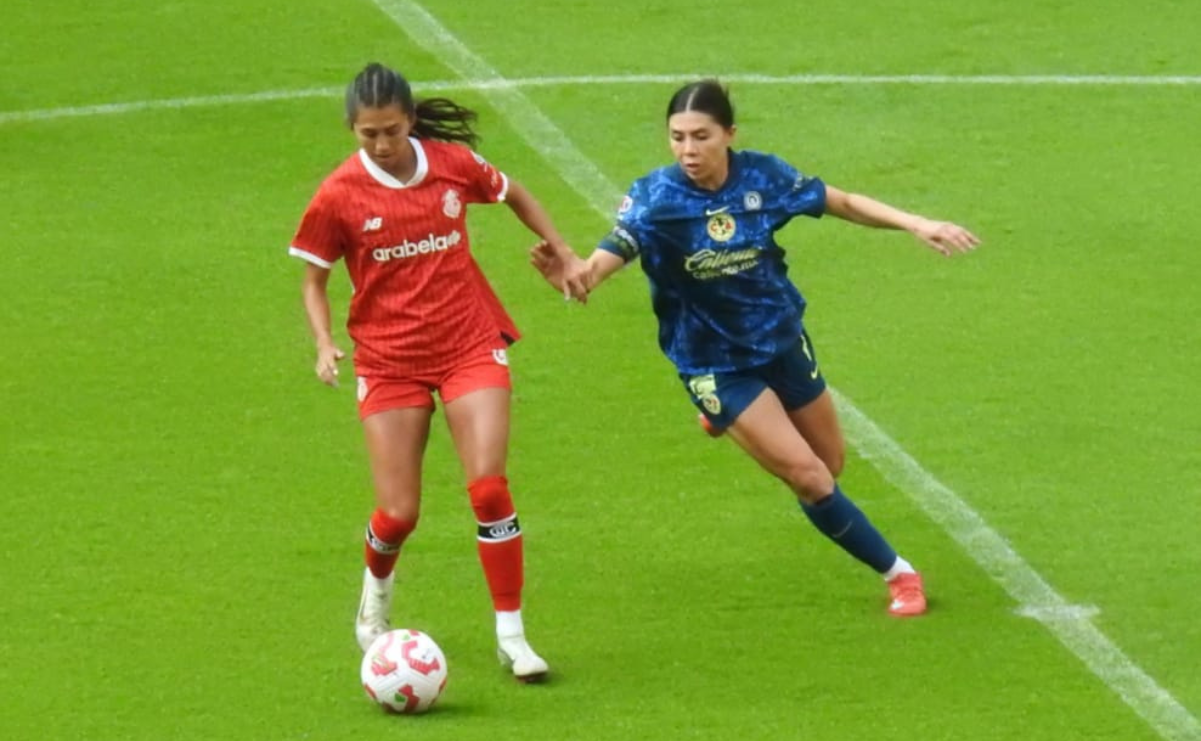 El Toluca Femenil se impuso en un vibrante encuentro 4-3 ante el América en la última jornada del Clausura 2025. Foto: Ivan Monroy