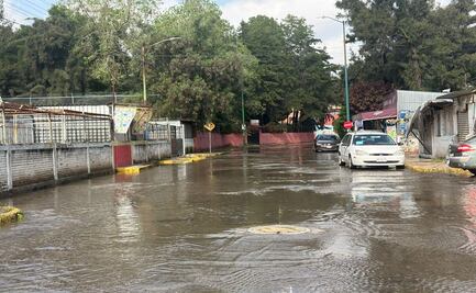 Por segundo día, alumnos de secundaria de Cuautitlán Izcalli se quedan sin clases por encharcamientos