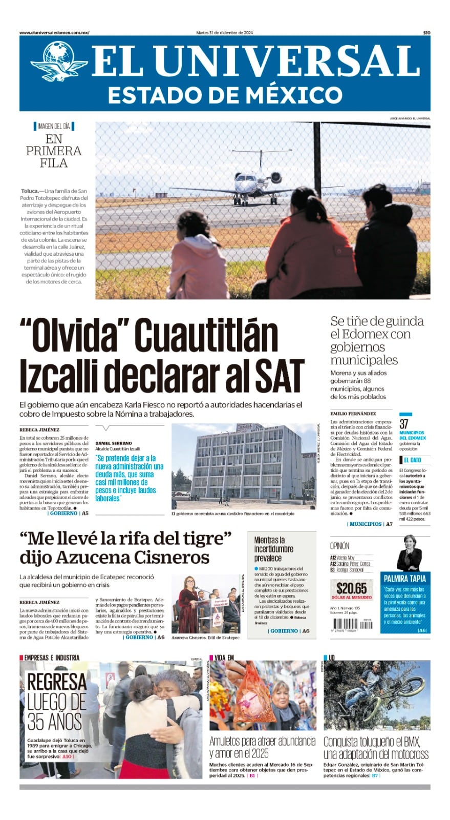Portada 31 de diciembre 2024