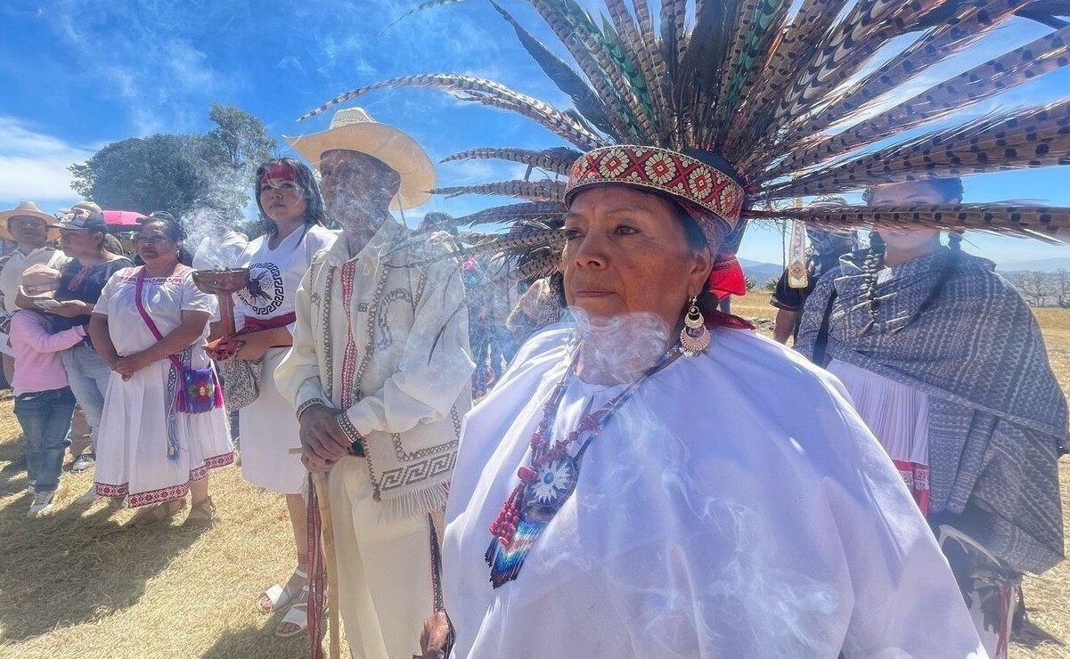 Natalia Gutiérrez Navarrete es considerada una líder espiritual y guardiana del fuego sagrado. Foto: Michelle Sánchez
