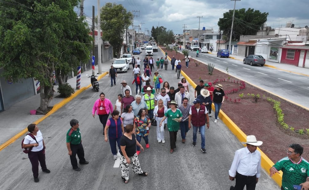 Así luce el recuperado Boulevard Quetzalcóatl en el fraccionamiento La Florida, tras años de abandono vial. Foto Especial