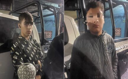 Detienen a dos menores de edad con droga y portación de arma de fuego en Tlalnepantla