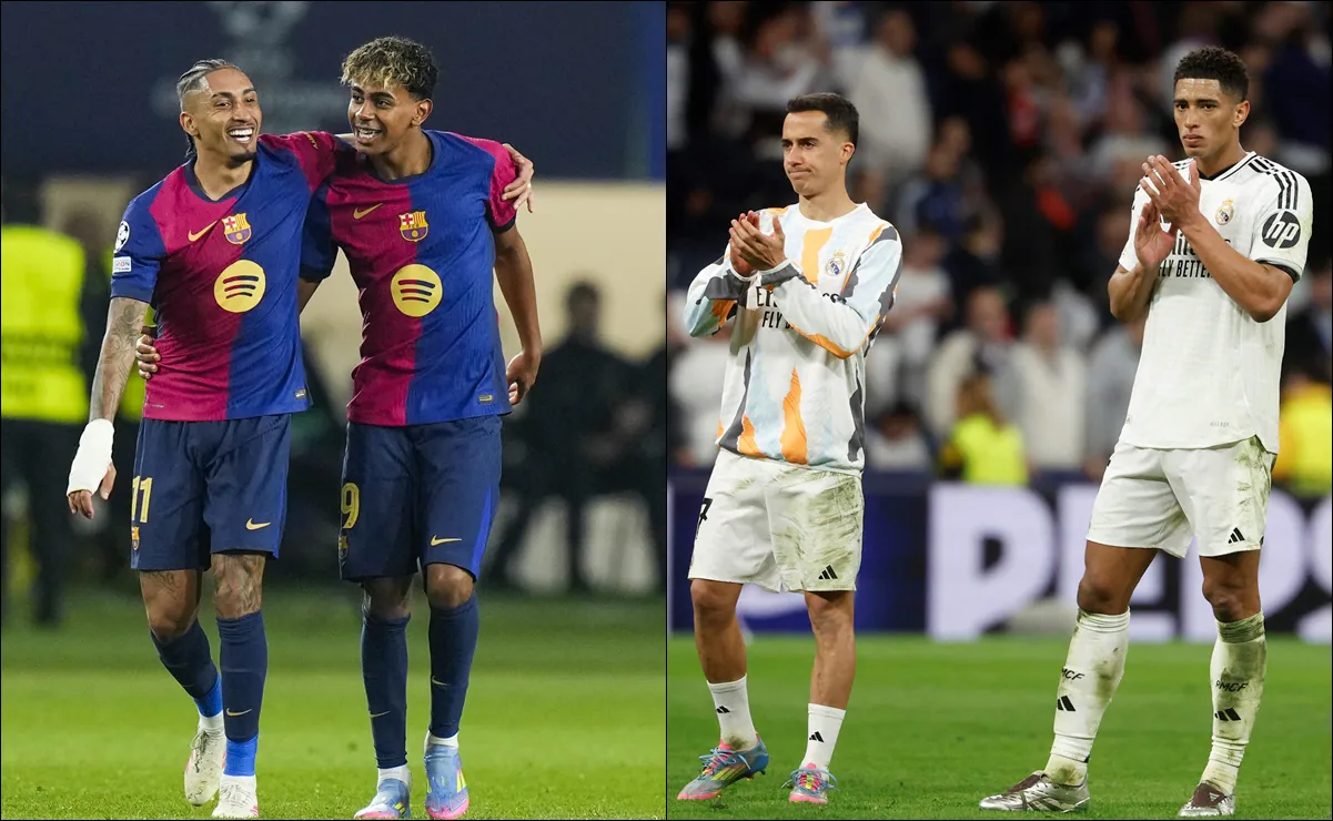 El Barcelona y el Real Madrid disputarán una edición más de la Final de la Copa del Rey. Fotos: AFP Y EFE