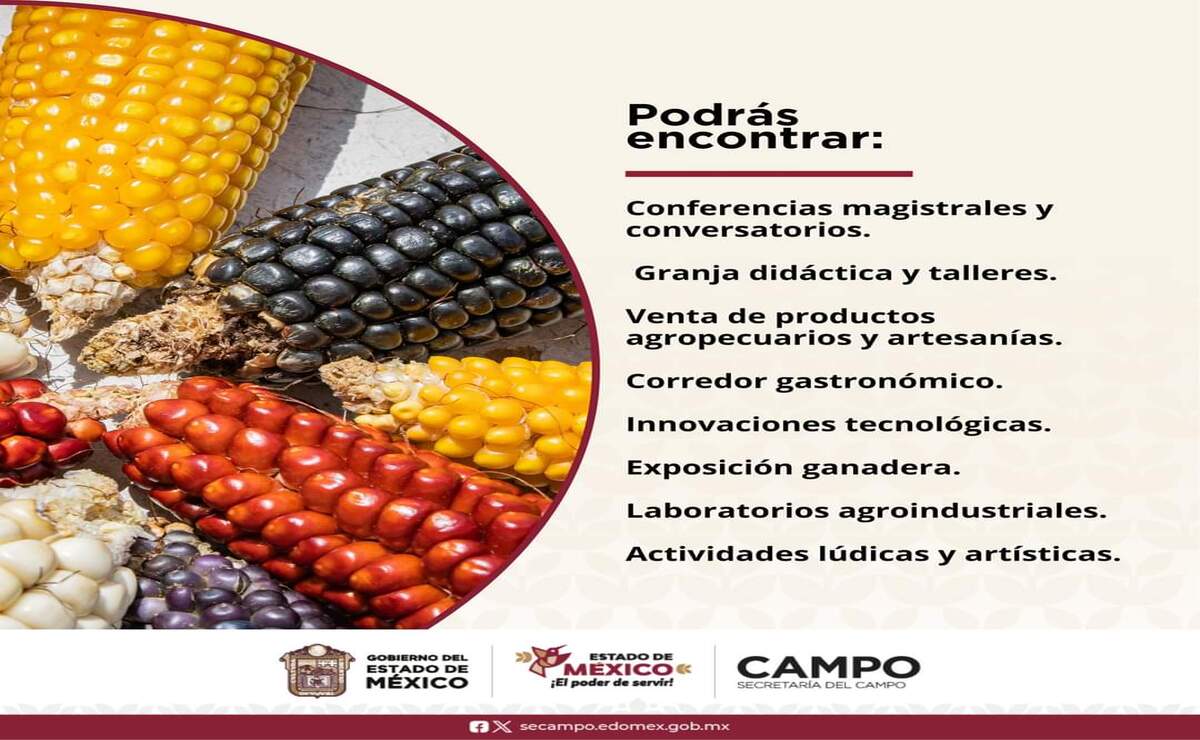 Expo Agroalimentaria Internacional del Estado de México 2024. Imagen: Especial.