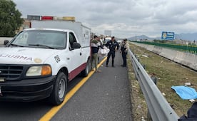 Encuentran cuerpo de hombre atropellado en la autopista México-Pachuca