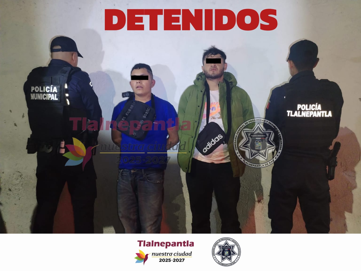 Detenidos por robo de auto / Foto Especial