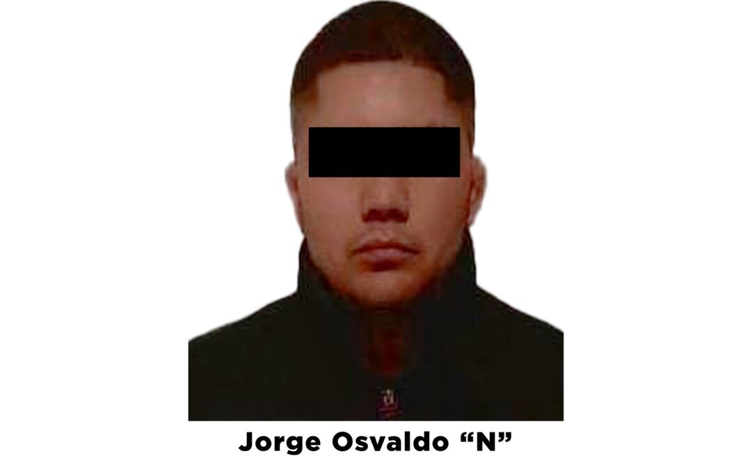 Jorge Osvaldo “N” acusado de agredir físicamente a su pareja sentimental, una mujer de 28 años. Foto: Especial