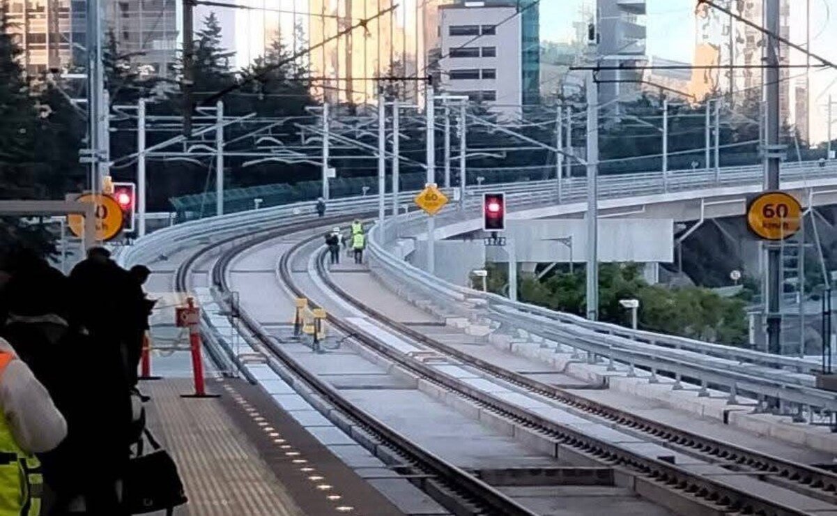 Personal de Seguridad Privada informó que el retraso se debía a una falla en una de las vías / Foto Especial
