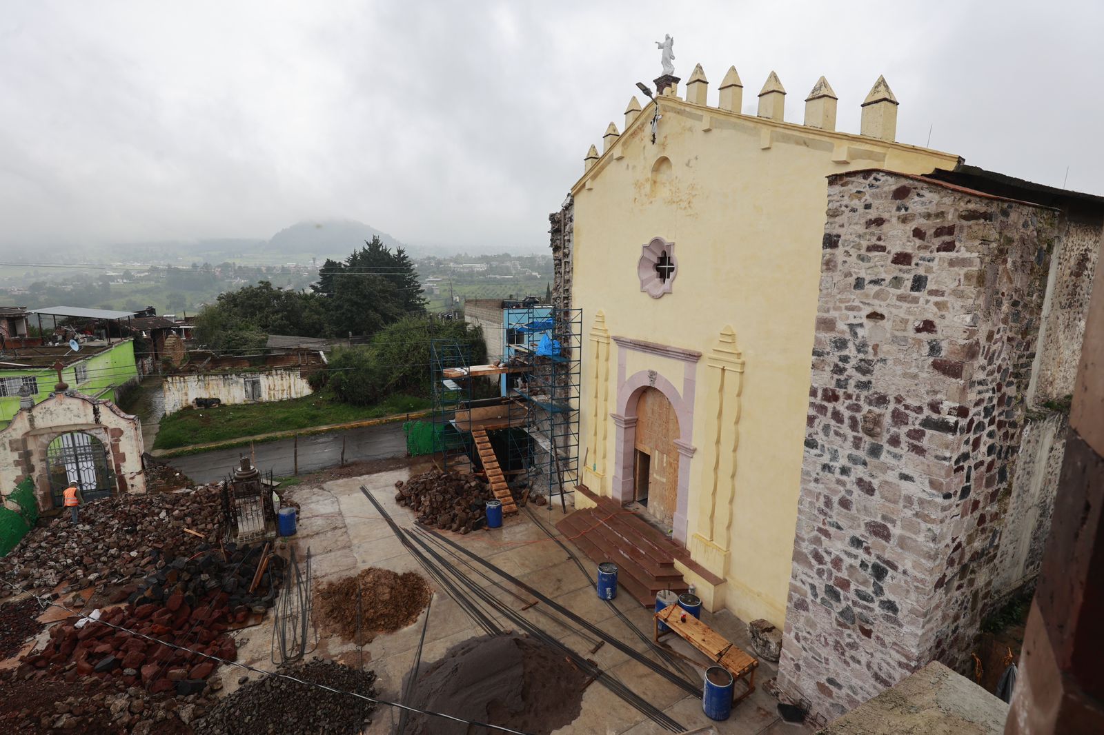 La inversión para parroquia de San Pablo Apóstol fue de 3 millones 11 mil 67 pesos a través del enlace de la Secretaría de Cultura.