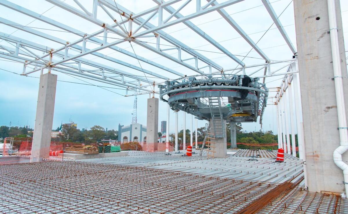 Mexicable Línea 3 en Naucalpan, con un avance del 52% y se prevé apertura a finales de 2026