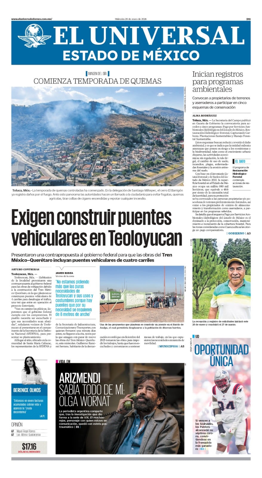 Portada 27 de enero de 2026