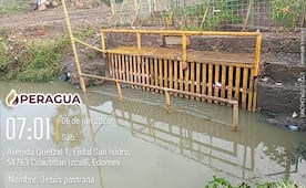 ¡Ardua labor de desfogue! Presa El Ángulo amanece al 20% de su capacidad
