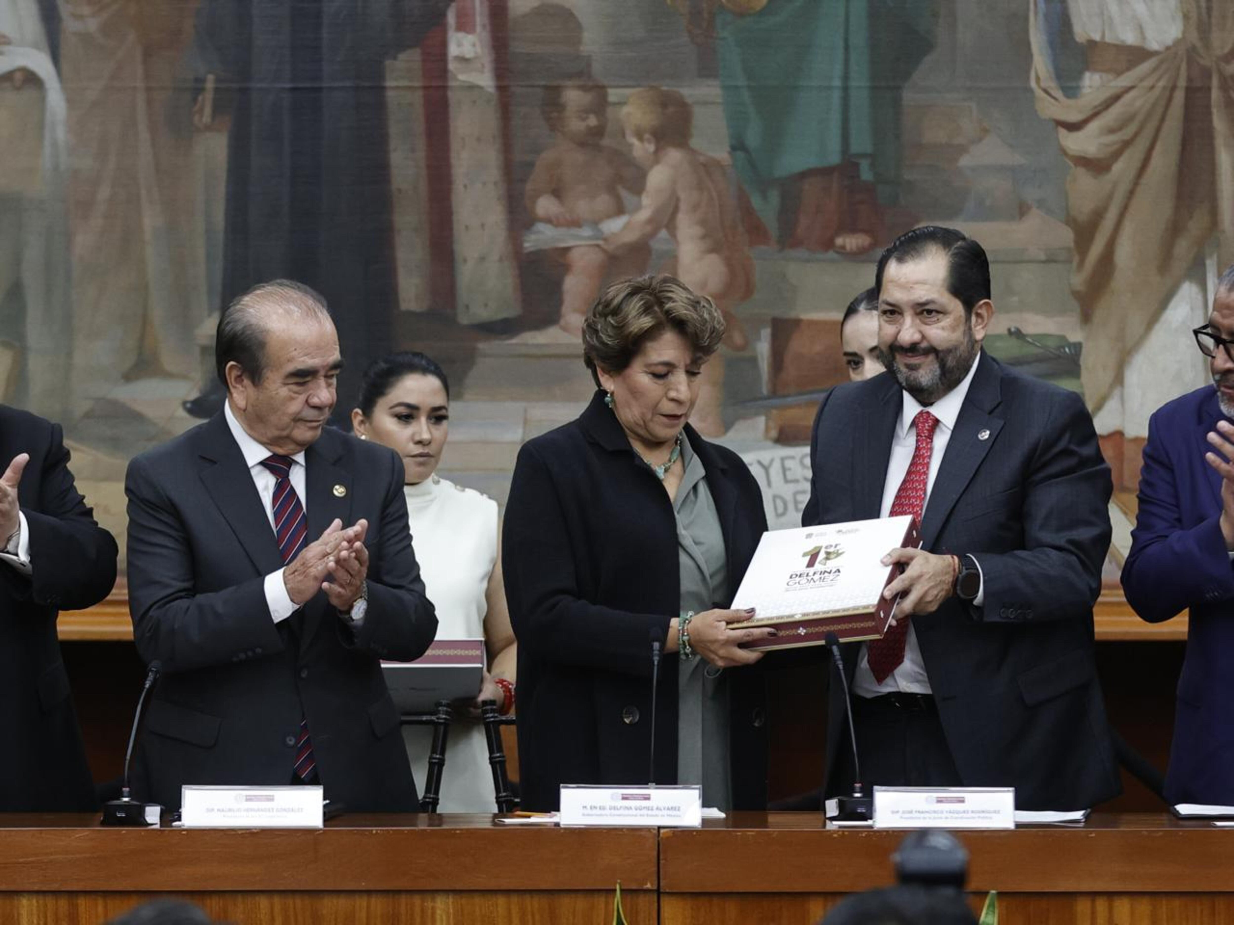 Entrega Delfina Gómez Álvarez su Informe de Gobierno a la Legislatura ...