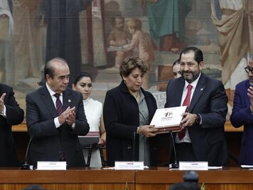 Entrega Delfina Gómez Álvarez su Informe de Gobierno a la Legislatura