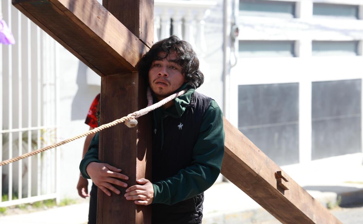 Fe y perseverancia: Erick Hernández cumple su sueño de representar a Jesús en el viacrucis de Capultitlán