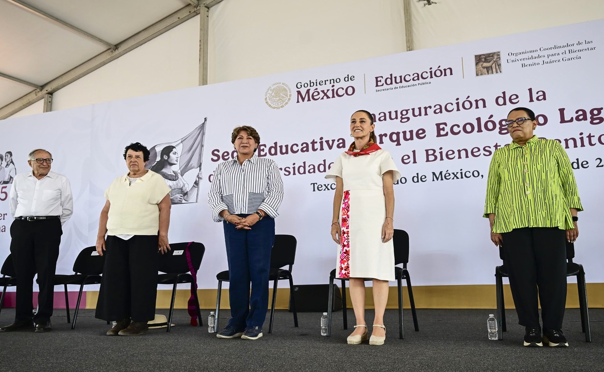 Delfina Gómez habló sobre el fortalecimiento del sistema educativo / Foto: Especial