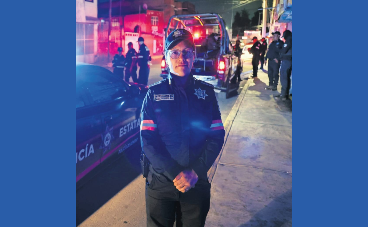 Imelda Castellanos Sánchez, encargada de la Dirección de la Policía Estatal de Género del Estado de México. Foto: Arturo Hernández.