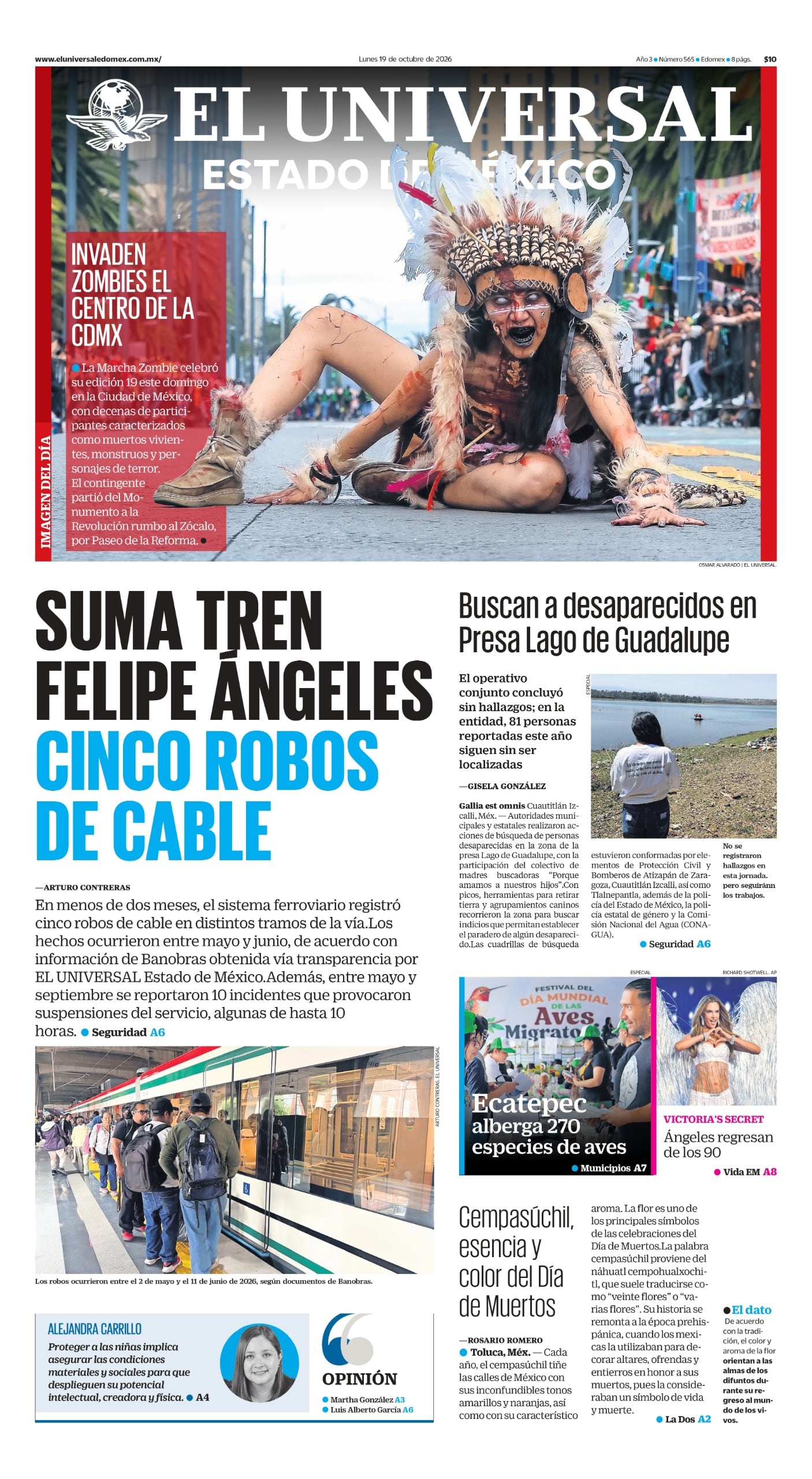 Portada 19 de octubre de 2026