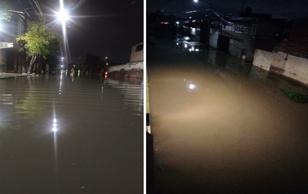 Inundaciones en la colonia Culturas de México en Chalco. Foto Especial