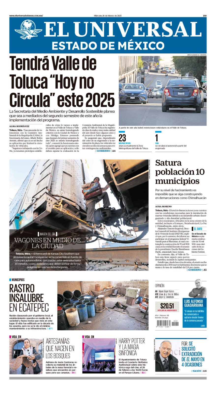 Portada 26 de febrero 2025
