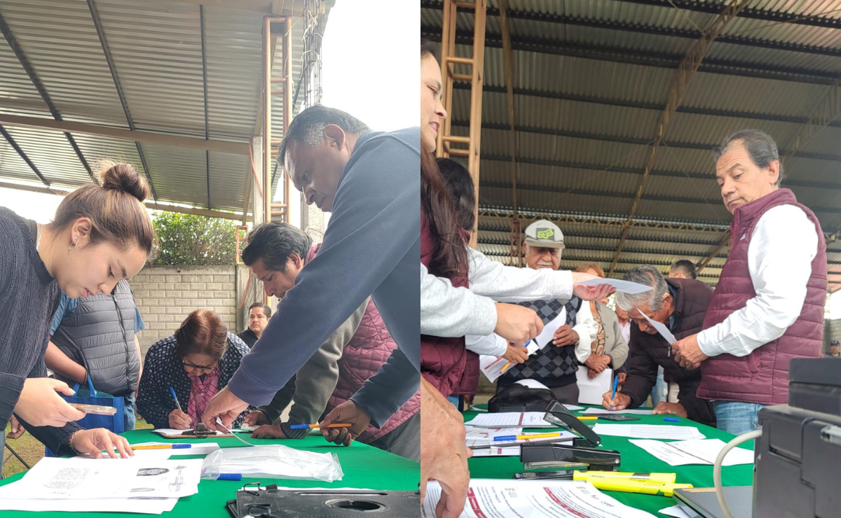 Apoyan a pequeños productores a través del Programa de Apoyo ante Siniestros Agroclimáticos del Campo Mexiquense. Foto: Especial