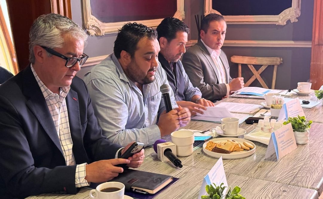 Líderes de Concaem, Canaco y Canirac Edomex denunciaron las trabas y altos costos para la transmisión del Mundial de Fútbol 2026. Foto Especial