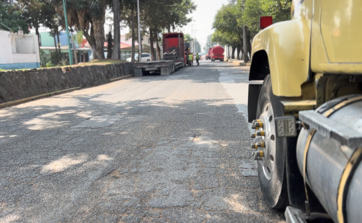 El gobierno municipal de Metepec ha iniciado la pavimentación de la avenida José María Morelos y Pavón Foto: Especial