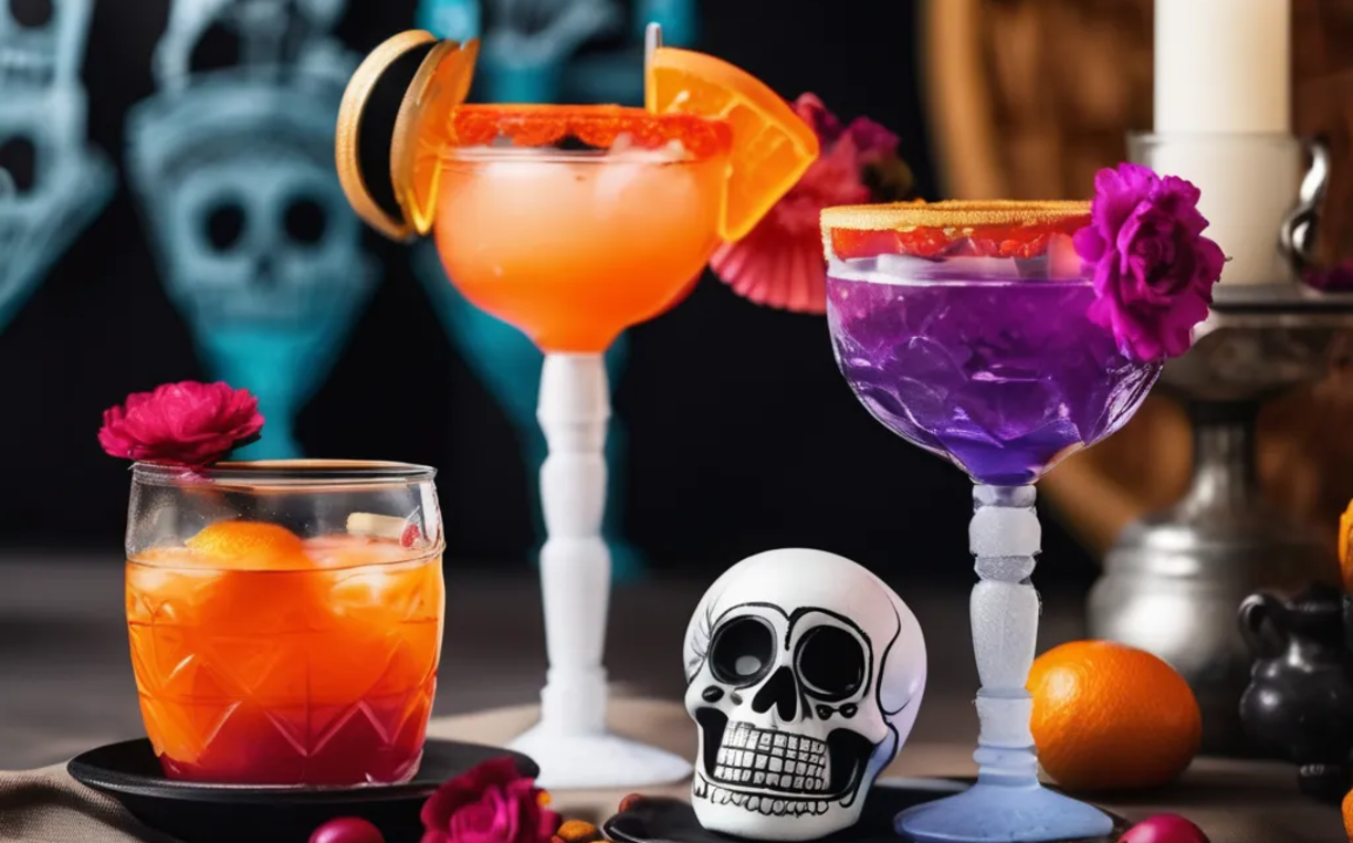 Uno de los factores importantes al decorar tus cocteles es utilizar elementos representativos del Día de Muertos. Foto Especial