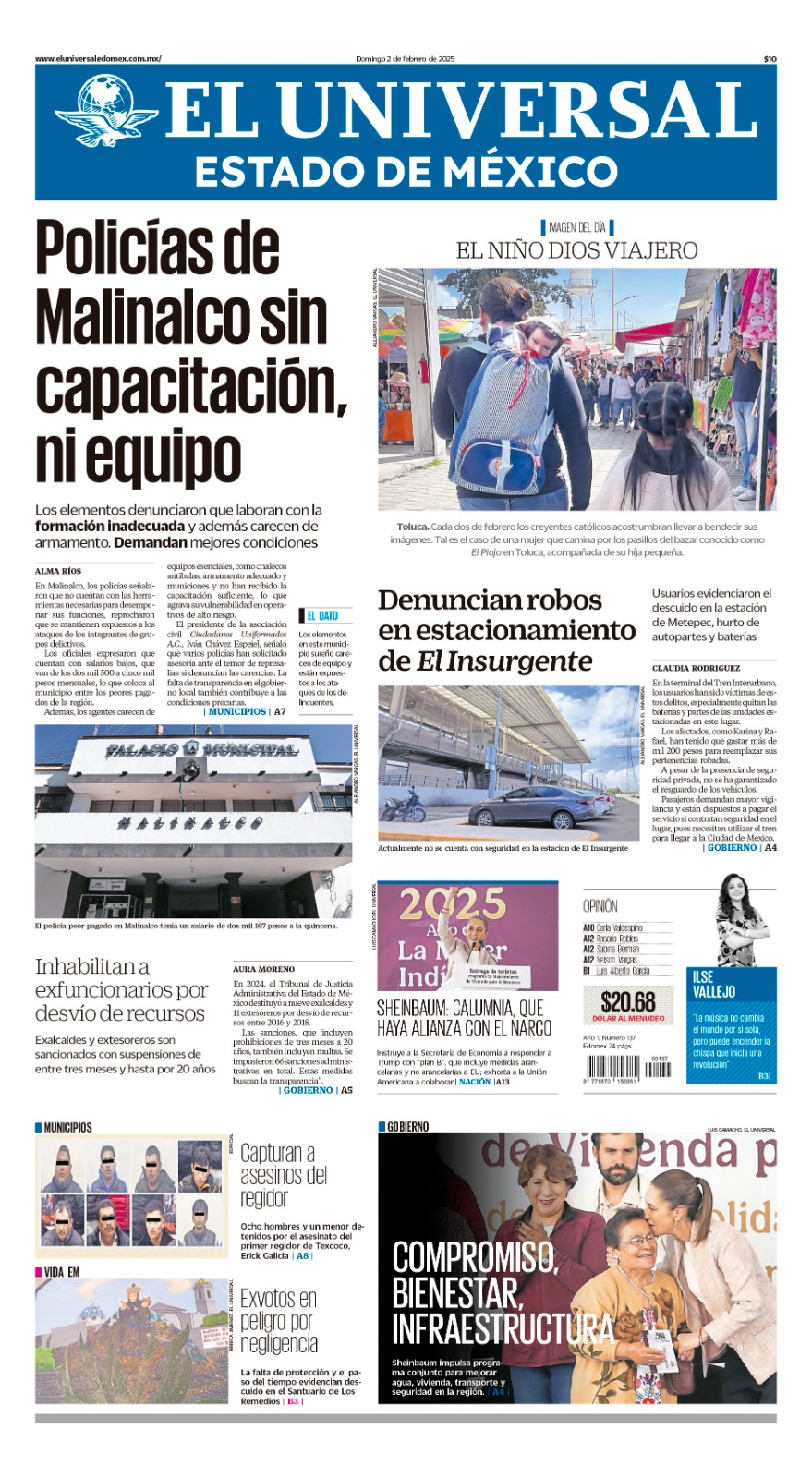 Portada Edomex 02 de Febrero de 2025