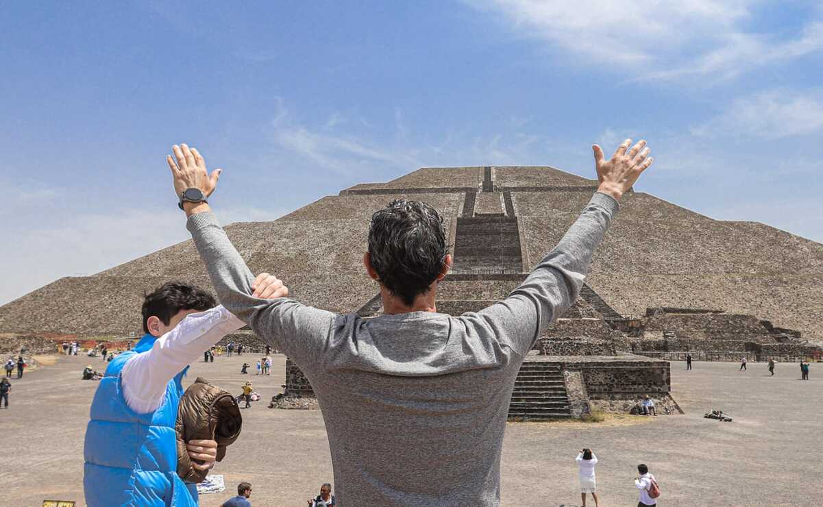 En el cenit muchos de los asistentes gritaron tres veces gracias / Foto Gabriel Pano