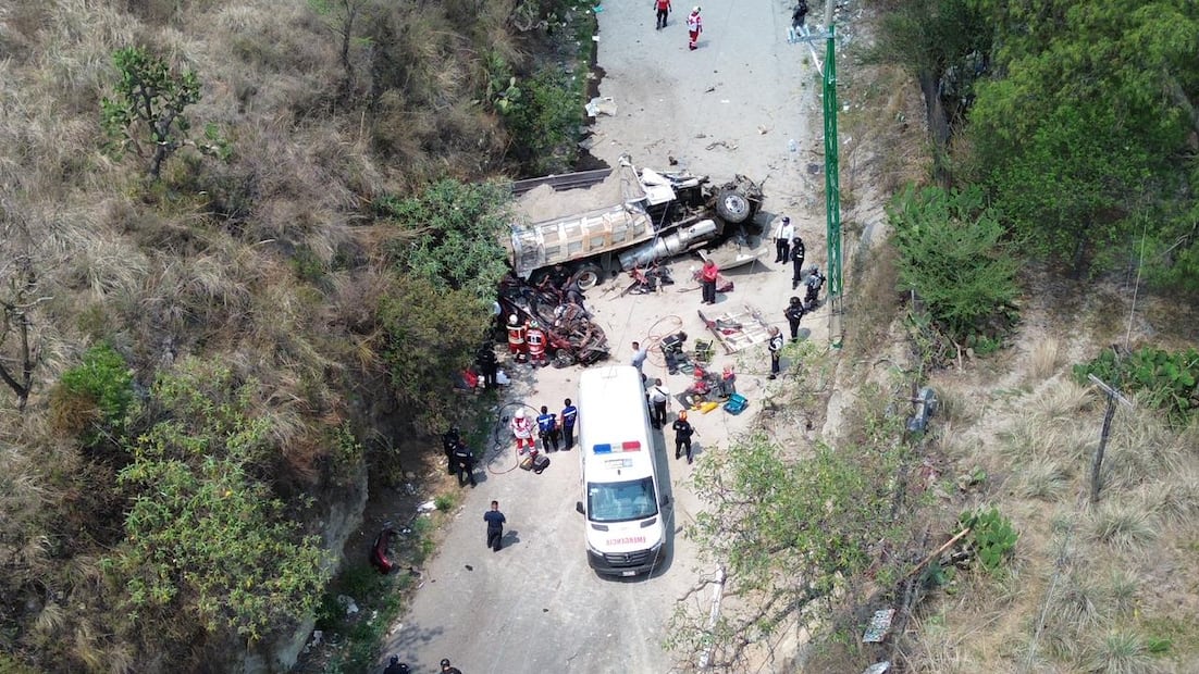 El accidente ocurrió antes del mediodía en la zona de Rincón Verde. Foto Osmar Alvarado / El Universal