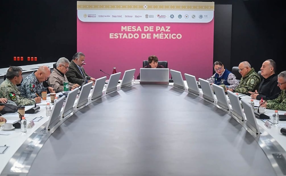 Representantes de los tres órdenes de gobierno evalúan las estrategias de seguridad vigentes en el Estado de México. Foto Especial